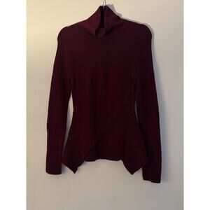 SPORTMAX CODE Wool Blend Peplum Sweater